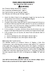 Preview for 11 page of Bierer Phasing Ranger 2 Operating Instructions Manual