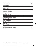 Preview for 3 page of Bifinett Food Processor KH 701 Operating Instructions Manual