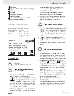 Предварительный просмотр 37 страницы Bifinett Food Slicer KH 150 Operation And Safety Notes