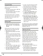 Preview for 6 page of Bifinett KH 1024 Operating Instructions Manual