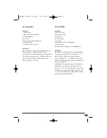 Предварительный просмотр 61 страницы Bifinett KH 1106 Operating Instructions Manual