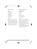 Предварительный просмотр 62 страницы Bifinett KH 1106 Operating Instructions Manual