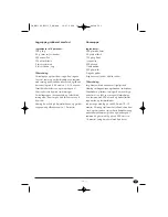 Preview for 123 page of Bifinett KH 1106 Operating Instructions Manual