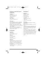 Preview for 125 page of Bifinett KH 1106 Operating Instructions Manual