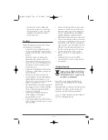 Предварительный просмотр 181 страницы Bifinett KH 1106 Operating Instructions Manual