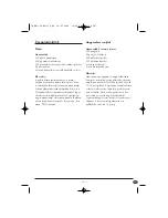 Предварительный просмотр 189 страницы Bifinett KH 1106 Operating Instructions Manual