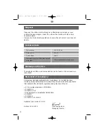 Preview for 10 page of Bifinett KH 1111 Operating And Safety Instructions Manual