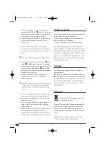 Preview for 10 page of Bifinett KH 1121 Operating Instructions Manual