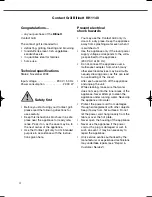 Preview for 4 page of Bifinett KH 1140 Operating And Safety Instructions Manual