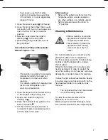 Preview for 7 page of Bifinett KH 1140 Operating And Safety Instructions Manual