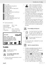 Предварительный просмотр 21 страницы Bifinett KH 150 SE Operation And Safety Notes