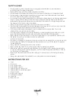 Preview for 7 page of Bifinett KH 151 Operating And Safety Instructions Manual