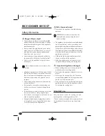 Preview for 4 page of Bifinett KH 1557 Operating Instructions Manual