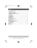 Preview for 3 page of Bifinett KH 2231 Operating Instructions Manual