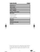 Preview for 3 page of Bifinett KH 550 Operating Instructions Manual