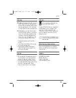 Preview for 7 page of Bifinett KH 660 Operating Instructions Manual