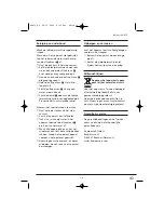 Предварительный просмотр 21 страницы Bifinett KH 670 Operating Instructions Manual