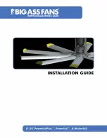 Preview for 1 page of BIG ASS FANS 8' - 24' Powerfoil Installation Manual