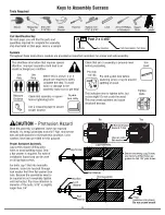 Preview for 6 page of Big Backyard BALMORAL A24655E Installation And Operating Instructions Manual