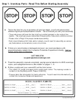 Preview for 16 page of Big Backyard CLOVERDALE-F24917C Installation And Operating Instructions Manual