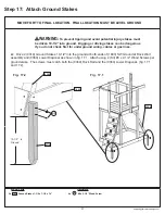 Preview for 37 page of Big Backyard F23850 Installation And Operating Instructions Manual