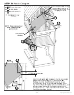 Предварительный просмотр 34 страницы Big Backyard Kingswood Play System F23310 Installation And Operating Instructions Manual