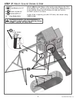 Предварительный просмотр 42 страницы Big Backyard Kingswood Play System F23310 Installation And Operating Instructions Manual