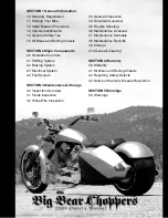 Предварительный просмотр 2 страницы Big Bear Chopper 2009 Owner'S Manual