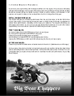 Предварительный просмотр 10 страницы Big Bear Chopper 2009 Owner'S Manual