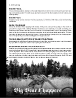 Предварительный просмотр 18 страницы Big Bear Chopper 2009 Owner'S Manual