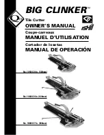 Предварительный просмотр 1 страницы Big clinker 10500 20 In. Owner'S Manual