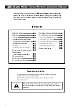 Предварительный просмотр 2 страницы Big Daishowa MEGA MGR-TL/P Operation Manual