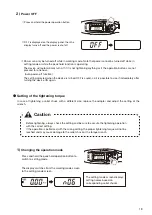 Предварительный просмотр 19 страницы Big Daishowa MGR-TL/P Operation Manual