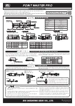 Предварительный просмотр 1 страницы Big Daishowa Point Master Pro PMP-10 Operation Manual