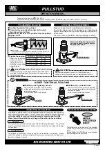 Предварительный просмотр 2 страницы Big Daishowa PULLSTUD Operation Manual