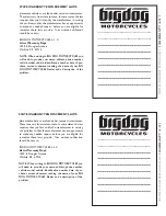 Preview for 75 page of Big Dog Motorcycles 2005 Bulldog Owner'S Manual