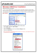 Предварительный просмотр 5 страницы Big Drive UF2SATA35D User Manual