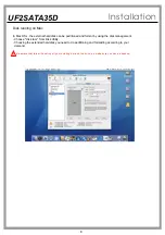 Предварительный просмотр 8 страницы Big Drive UF2SATA35D User Manual