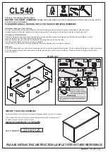 BIG FURNITURE WAREHOUSE Alabama CL540 Quick Start Manual предпросмотр