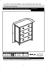 Предварительный просмотр 1 страницы BIG FURNITURE WAREHOUSE Avon CHT4DWAVO Assembly Instructions Manual