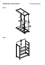 Предварительный просмотр 6 страницы BIG FURNITURE WAREHOUSE Avon CHT4DWAVO Assembly Instructions Manual