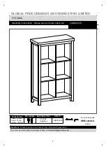 BIG FURNITURE WAREHOUSE Avon CUB2X3AVO Assembly Instructions Manual предпросмотр