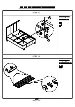 Предварительный просмотр 11 страницы BIG FURNITURE WAREHOUSE BED IN A BOX Assembly Instructions Manual