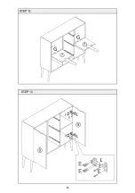 Предварительный просмотр 13 страницы BIG FURNITURE WAREHOUSE BODEN SID3DWOAK Assembly Instructions Manual