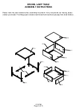 Предварительный просмотр 3 страницы BIG FURNITURE WAREHOUSE BRUNEL G-BNLLAMMNG Assembly Instructions Manual