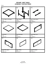 Предварительный просмотр 4 страницы BIG FURNITURE WAREHOUSE BRUNEL G-BNLLAMMNG Assembly Instructions Manual