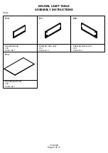 Предварительный просмотр 5 страницы BIG FURNITURE WAREHOUSE BRUNEL G-BNLLAMMNG Assembly Instructions Manual