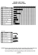 Предварительный просмотр 6 страницы BIG FURNITURE WAREHOUSE BRUNEL G-BNLLAMMNG Assembly Instructions Manual