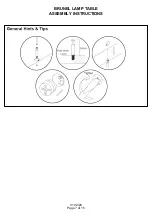 Предварительный просмотр 7 страницы BIG FURNITURE WAREHOUSE BRUNEL G-BNLLAMMNG Assembly Instructions Manual