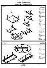 Предварительный просмотр 8 страницы BIG FURNITURE WAREHOUSE BRUNEL G-BNLLAMMNG Assembly Instructions Manual